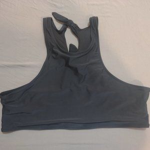 Black Tie Racer Back Bikini Top